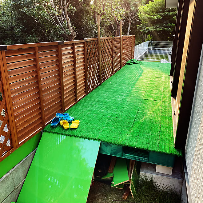 パレット 人工芝diy Diy 男前 ガーデニング などのインテリア実例 10 24 13 01 18 Roomclip ルームクリップ