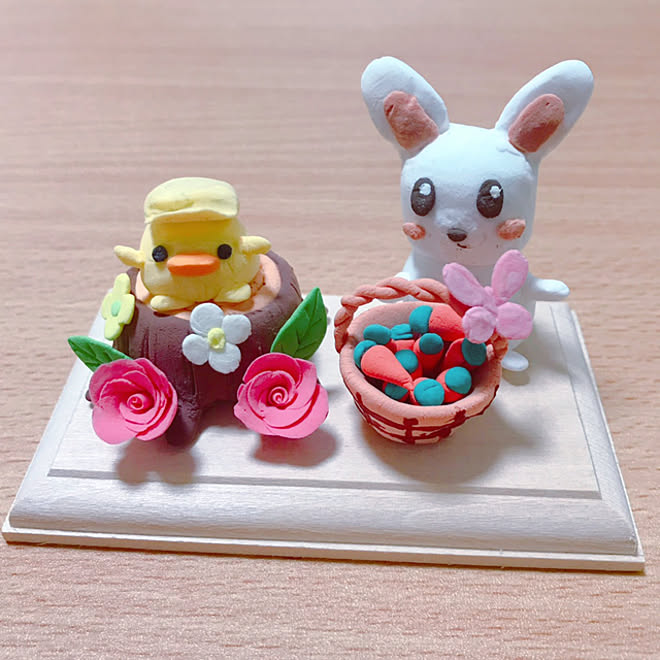 ばらの花 U ﻌﻌﻌ うさぎ ひよこちゃん 手作り 紙粘土 などのインテリア実例 21 02 24 57 02 Roomclip ルームクリップ ばらの花 U ﻌﻌﻌ うさぎ ひよこちゃん 手作り 紙粘土 などのインテリア実例 21 02 24 57 02 Roomclip ルームクリップ