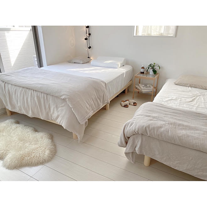 寝室 シンプル インテリア ホワイトインテリア 北欧インテリア などのインテリア実例 22 10 09 17 46 12 Roomclip ルームクリップ