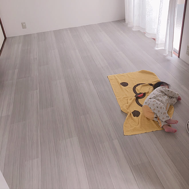 和室diy 和室改造 クッションフロア Diy ホワイトインテリア などのインテリア実例 19 03 13 09 52 30 Roomclip ルームクリップ