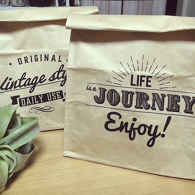 机/セリア新商品/セリア/クラフトバックのインテリア実例 - 2017-01-05 17:48:29