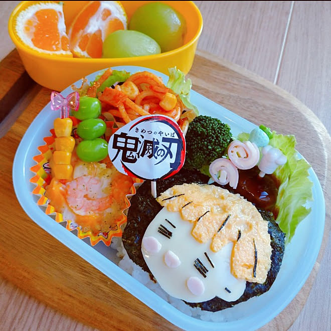 鬼滅の刃 我妻善逸 善逸 キャラ弁 善逸キャラ弁 などのインテリア実例 21 02 23 44 33 Roomclip ルームクリップ