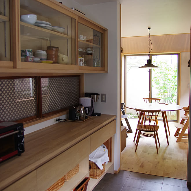 食器棚 中古住宅リノベーション リノベーション 中古住宅 築40年以上 などのインテリア実例 19 08 09 05 31 18 Roomclip ルームクリップ