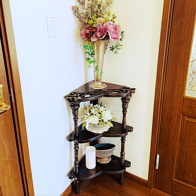三角棚/三角コーナー/kigiさんの木工/kigiさんの作品/Kigi さ～ん ️ありがとう。&hellip;などのインテリア実例 202004