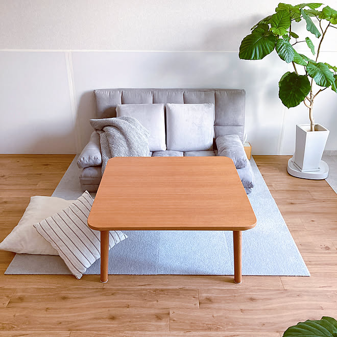 タイルカーペット シンプルインテリア Ikea 無印良品 観葉植物 などのインテリア実例 09 30 15 38 04 Roomclip ルームクリップ