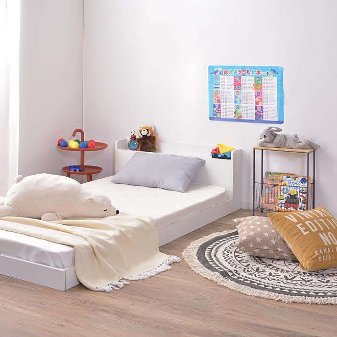 かわいい ベッドフレーム ベッド ベッドルーム 寝室 などのインテリア実例 21 07 13 35 21 Roomclip ルームクリップ