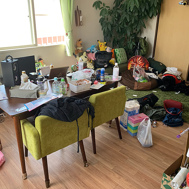 汚部屋改造計画 生活感たっぷり 汚部屋を 一応 片付けました グリーンのある暮らし 汚部屋出身 などのインテリア実例 19 11 10 50 41 Roomclip ルームクリップ