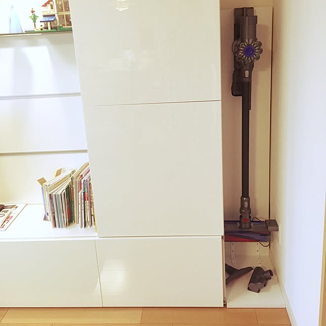 棚 Diy ダイソン収納 3人暮らし マンション などのインテリア実例 15 09 25 07 11 46 Roomclip ルームクリップ