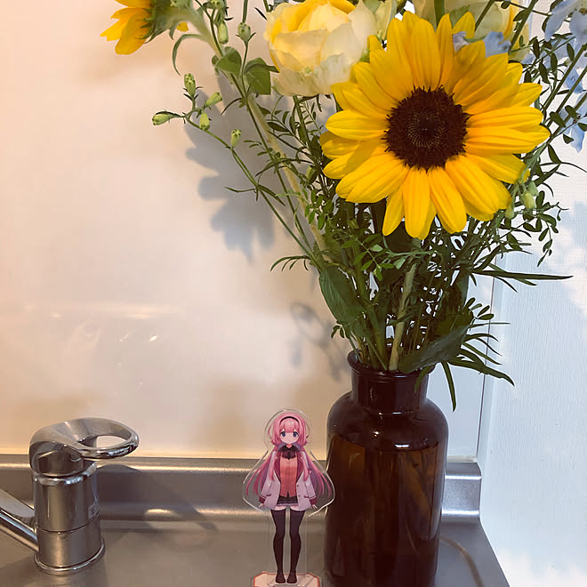 キッチン 一人暮らし 花瓶のインテリア実例 22 07 29 18 45 27 Roomclip ルームクリップ