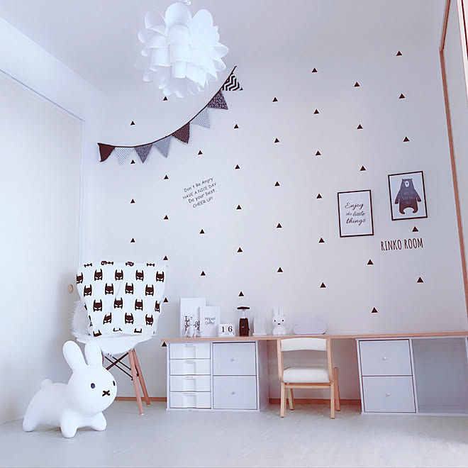 ウォールステッカー ミッフィー カラーボックス 和室を洋室に ホワイトインテリア などのインテリア実例 05 16 09 23 29 Roomclip ルームクリップ