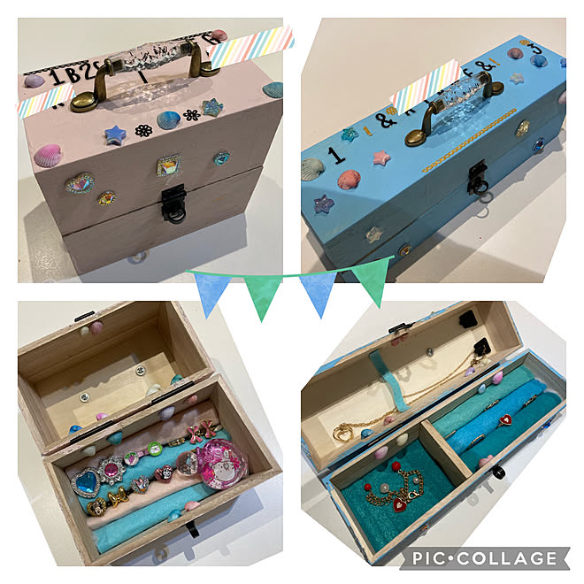 アクセサリー収納 100均diy セリア 子供の作品 夏休みの工作 などのインテリア実例 22 08 11 21 53 41 Roomclip ルームクリップ