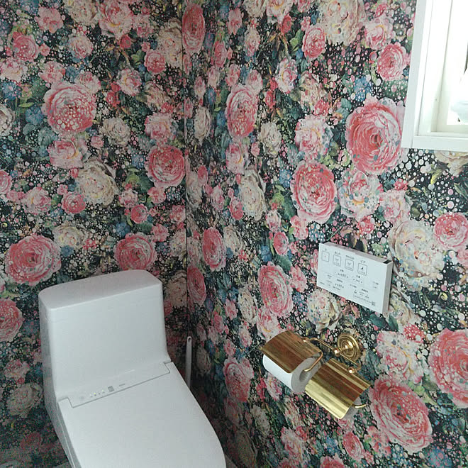 バス トイレ シンコール Toto シンコール壁紙 1747のインテリア実例 07 13 08 58 51 Roomclip ルームクリップ