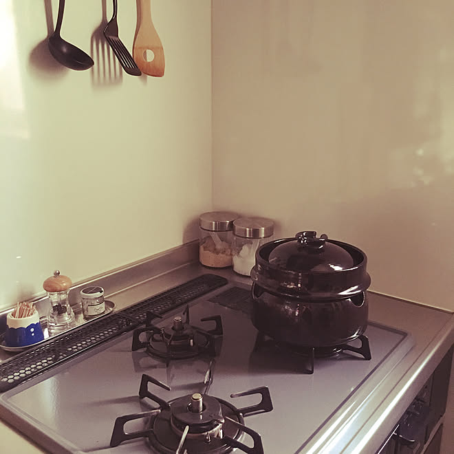 キッチン 富士山楊枝入れ セリア 土鍋ご飯 土鍋 などのインテリア実例 18 05 17 08 55 52 Roomclip ルームクリップ