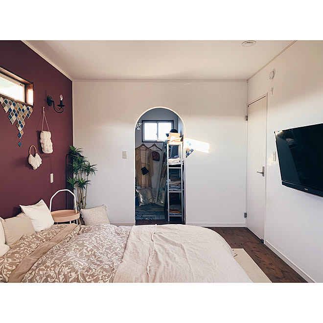 Wic ウォークインクローゼット アール壁 壁掛けテレビ ベッド などのインテリア実例 02 10 28 17 Roomclip ルームクリップ Wic ウォークインクローゼット アール壁 壁掛けテレビ ベッド などのインテリア実例 02 10 28 17 Roomclip ルームクリップ