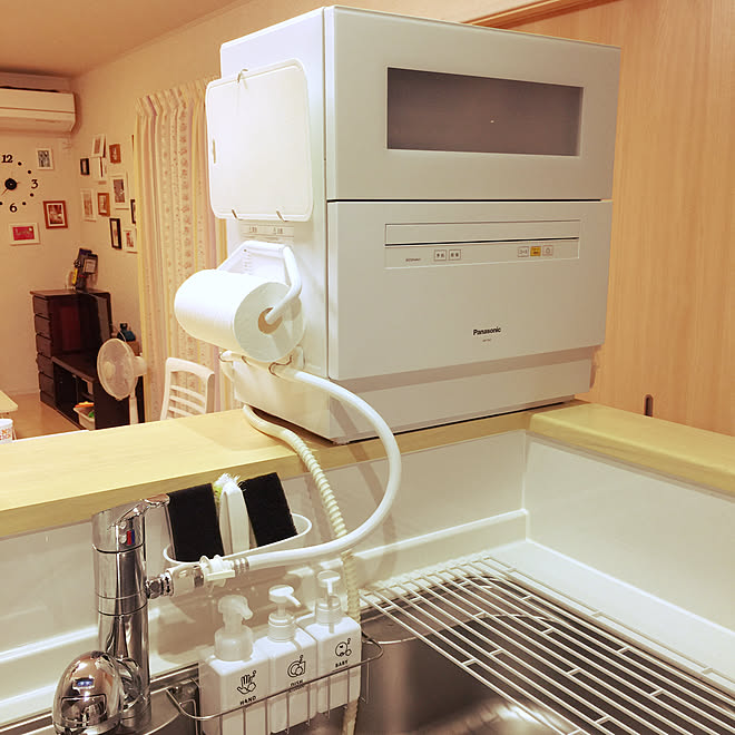 キッチン/食洗機/卓上式/キッチンカウンターのインテリア実例 - 2018-10-16 02:43:51 | RoomClip(ルームクリップ)