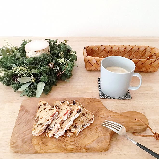 朝/朝の部屋/シュトーレン/クリスマス/マグカップ...などのインテリア実例 - 2015-12-24 10:32:20