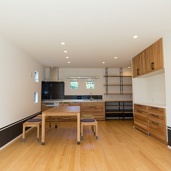 ウッドワンの建具/ウッドワンのキッチン/キューボ/5人家族のくらし/とにかく収納...などのインテリア実例 - 2019-11-27 18:24:42