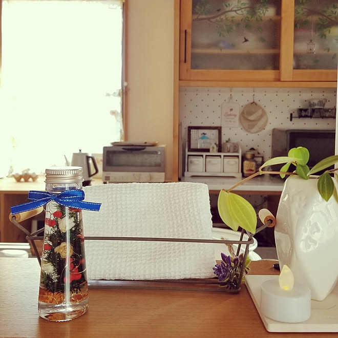 キッチン/クリスマス/フォロワーの皆様に感謝!/コメントお気遣いなく(^^)/いいね!押し逃げばかりでごめんなさい。...などのインテリア実例 - 2019-11-16 08:59:34
