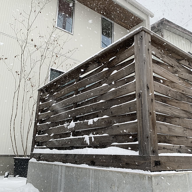 ウネウネ アオダモ 雪 木塀 ウッドフェンス などのインテリア実例 12 17 08 29 36 Roomclip ルームクリップ ウネウネ アオダモ 雪 木塀 ウッドフェンス などのインテリア実例 12 17 08 29 36 Roomclip ルームクリップ