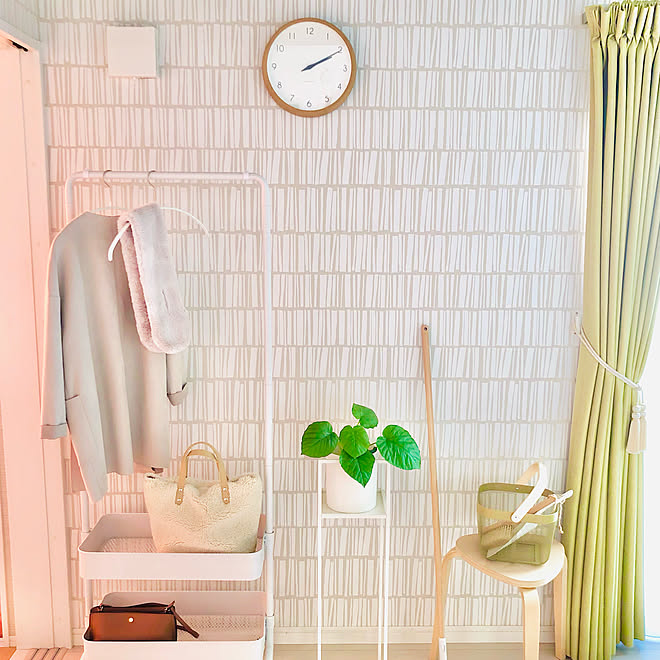 サンゲツ 壁紙 カインズホーム 無印良品 Ikea バスケット などのインテリア実例 11 28 15 38 25 Roomclip ルームクリップ