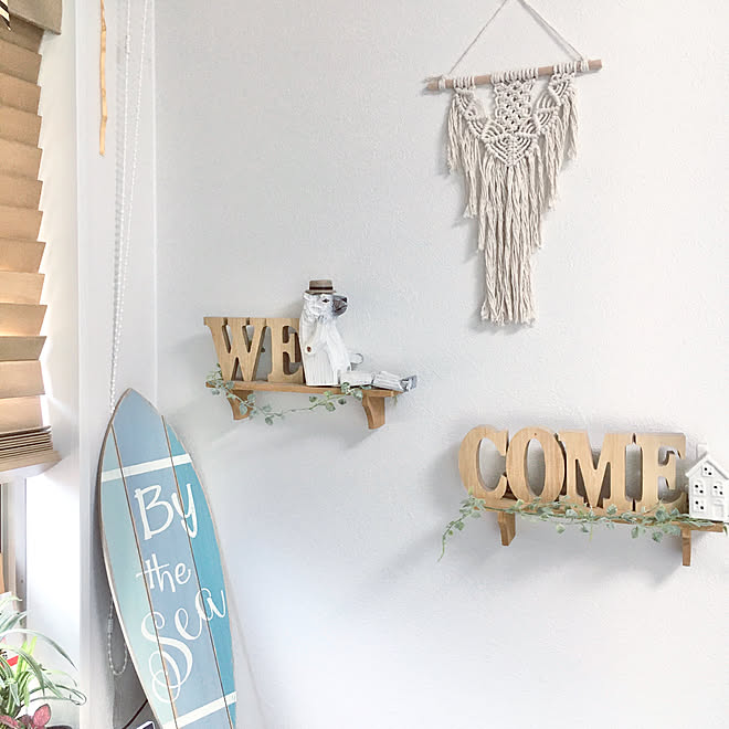 Welcome 夏インテリア フェイクグリーン ナチュラルキッチン ウッドブラインド などのインテリア実例 07 26 13 44 38 Roomclip ルームクリップ