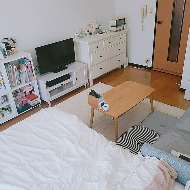 部屋全体/ワンルーム/一人暮らし/8畳/ニトリ&hellip;などのインテリア実例 20180513 215857 ｜ RoomClip