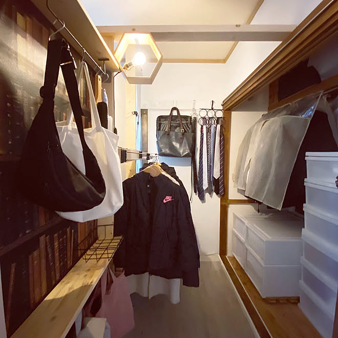 和室 ウォークインクローゼット収納 心地よい暮らし Ig Punmaiko Diy などのインテリア実例 04 05 18 36 39 Roomclip ルームクリップ