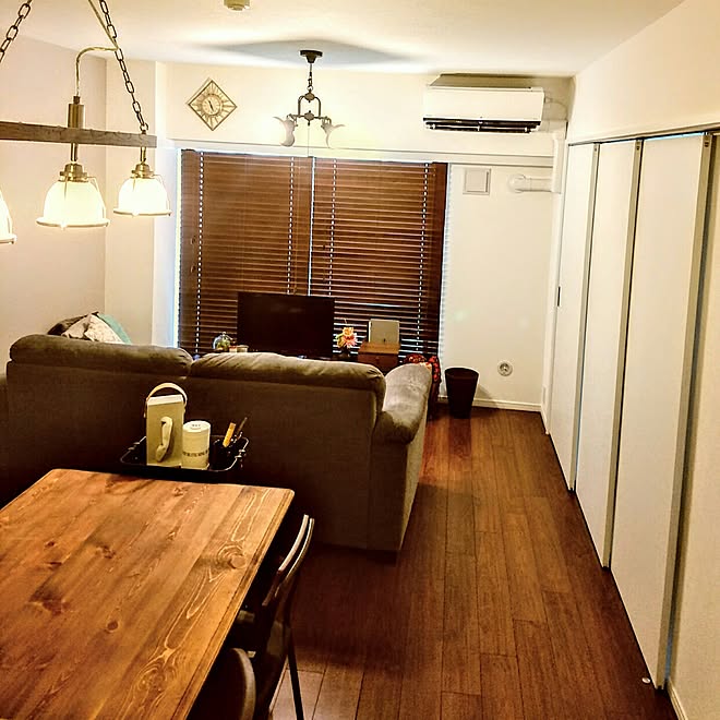 リビング ダイニング 11畳 縦長リビングダイニング 吊り引き戸 などのインテリア実例 17 07 18 11 47 11 Roomclip ルームクリップ