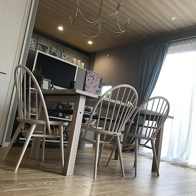 かしわ家具 かしわ ダイニングセット 25天井 ザラホーム などのインテリア実例 19 12 11 11 05 16 Roomclip ルームクリップ