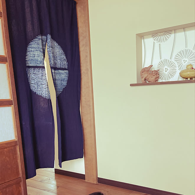 100均 雑貨 季節の飾り 和風 インテリア 和モダン などのインテリア実例 21 05 19 21 19 50 Roomclip ルームクリップ