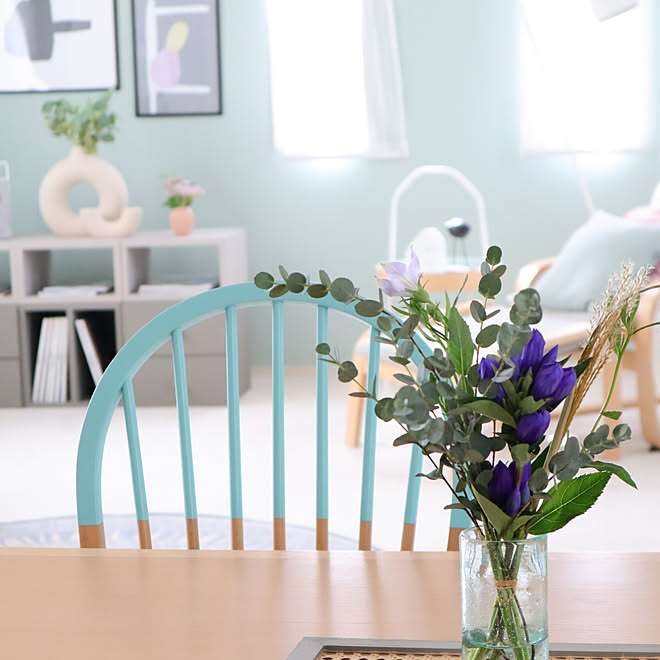 部屋全体 色が好き パステルカラーインテリア インテリア勉強中 スモーキーカラー などのインテリア実例 21 09 12 11 10 16 Roomclip ルームクリップ