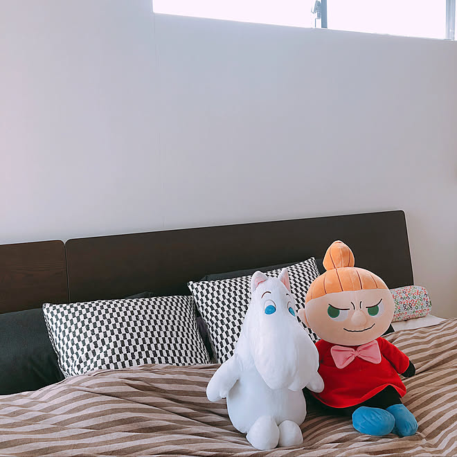 無印ベット 寒くなってきた しまむらの布団カバー リトルミー ムーミン などのインテリア実例 19 10 02 10 26 12 Roomclip ルームクリップ