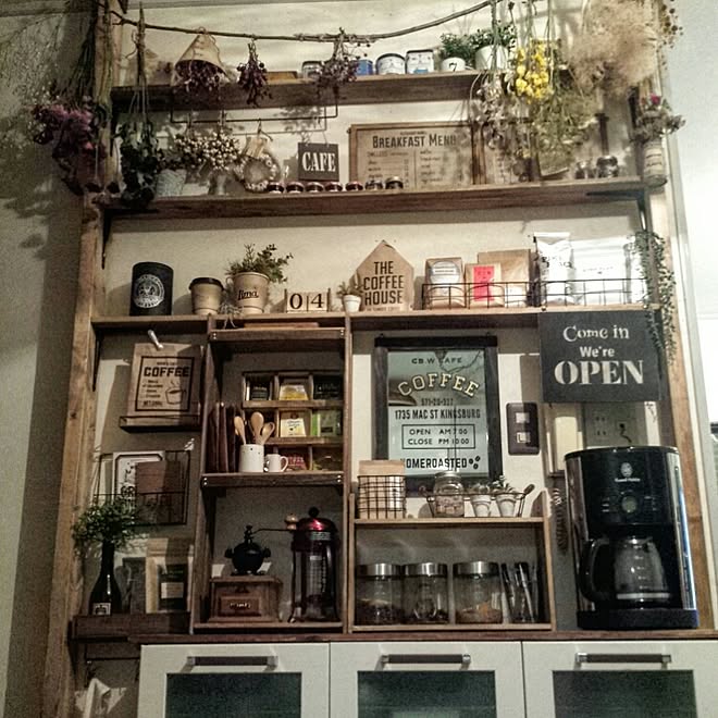 Diy ディアウォール Arareworks Russell Hobbs すのこ などのインテリア実例 16 04 04 22 56 22 Roomclip ルームクリップ