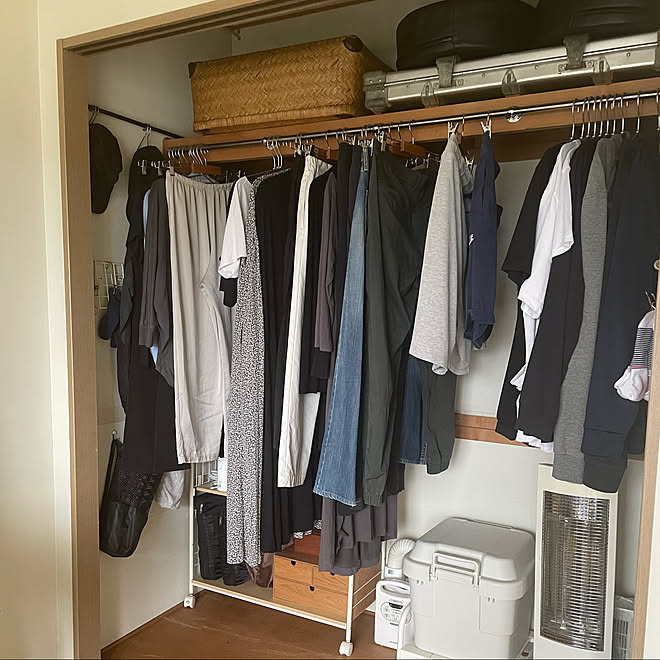 押し入れ改造 行李 クローゼット 押し入れ シンプルライフ などのインテリア実例 22 09 22 02 44 Roomclip ルームクリップ