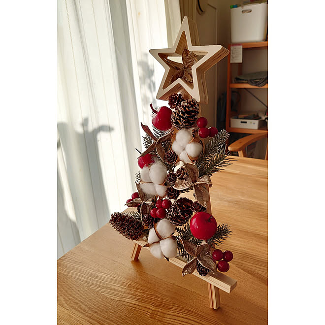 机 わたしのハンドメイド 秋 イベント参加 クリスマス ダイソー などのインテリア実例 11 13 10 45 27 Roomclip ルームクリップ