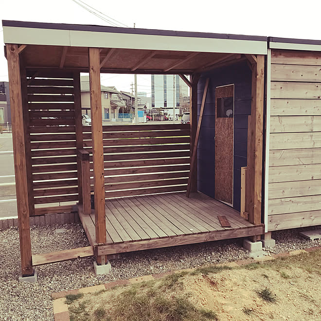 自転車 物置 小屋