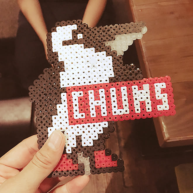 アイロンビーズ ハンドメイド チャムスのインテリア実例 18 09 11 09 36 32 Roomclip ルームクリップ