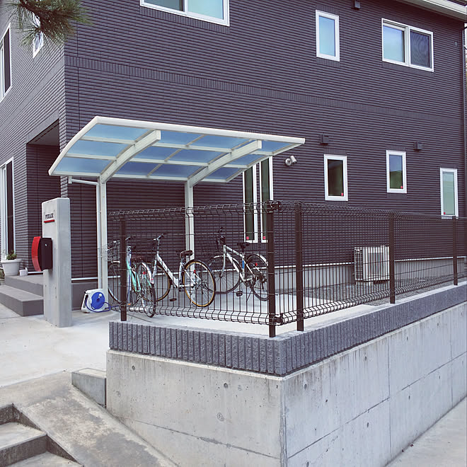 玄関 入り口 外構 フェンス 一条工務店 アイスマート などのインテリア実例 18 12 11 16 43 54 Roomclip ルームクリップ