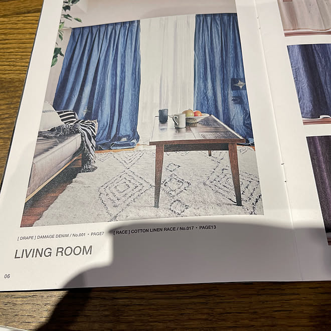 デニムのカーテン インダストリアル ジャーナルスタンダードファニチャー インダストリアルインテリア ブルックリンスタイル などのインテリア実例 22 08 06 13 54 03 Roomclip ルームクリップ