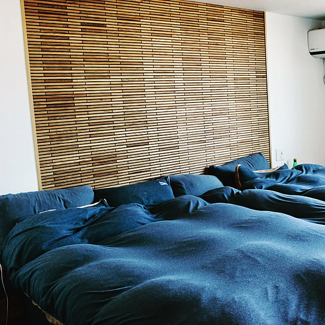 ベッド周り 北欧 北欧インテリア 住友林業 ニトリ などのインテリア実例 19 03 17 23 11 17 Roomclip ルームクリップ