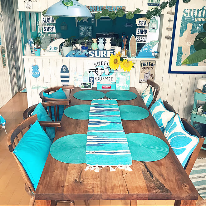 無垢の家具 ハワイ 西海岸インテリア ハワイが好き 海 などのインテリア実例 06 14 12 56 30 Roomclip ルームクリップ