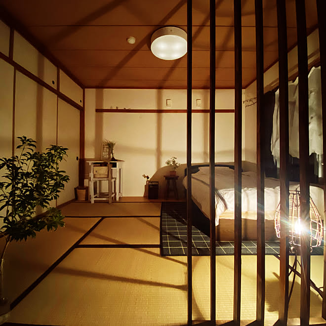 畳 和室寝室 和室改造 ジャパンディ マンション などのインテリア実例 21 09 30 18 55 23 Roomclip ルームクリップ