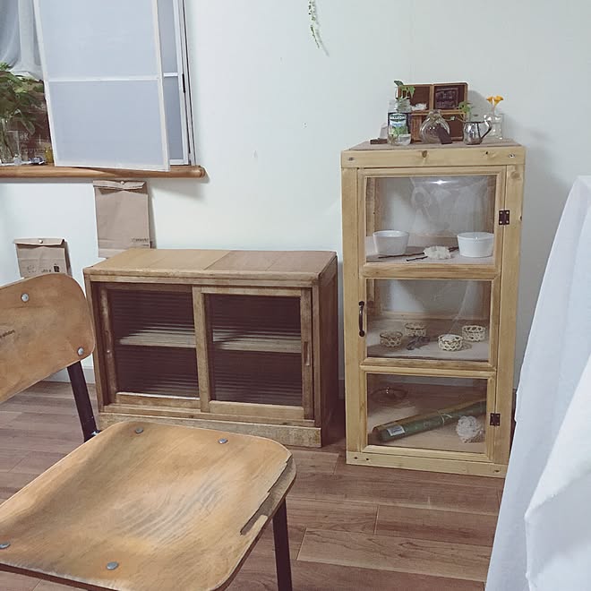 棚 アンティーク家具 昭和レトロ Diy 古民家風 などのインテリア実例 16 06 06 08 22 42 Roomclip ルームクリップ