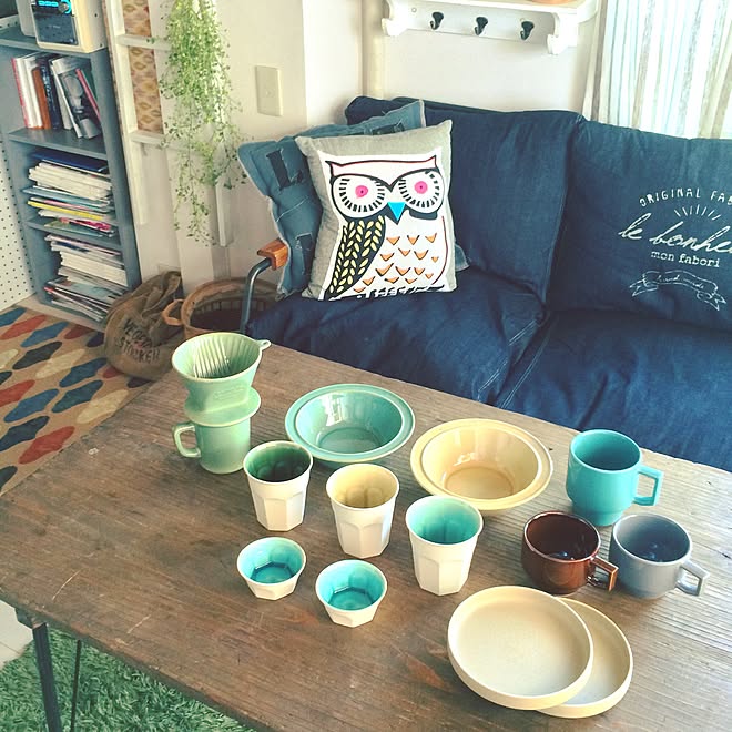 机 マルヒロ 食器 波佐見陶器市 16 波佐見焼のインテリア実例 16 04 30 16 14 38 Roomclip ルームクリップ