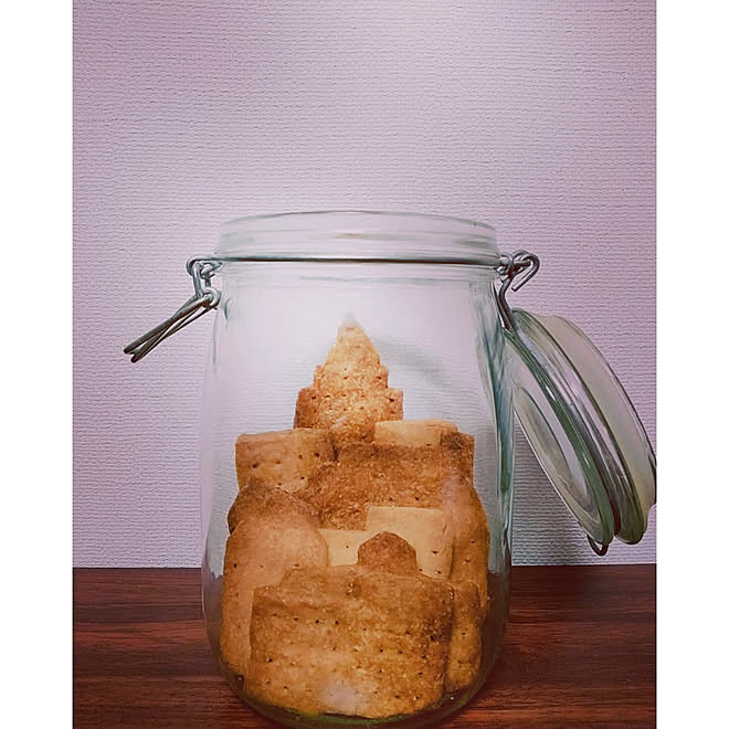 リビング ガラス雑貨 Building Cookie 手作りクッキー セリア などのインテリア実例 08 02 13 53 28 Roomclip ルームクリップ