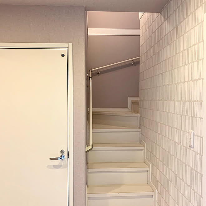 壁 天井 階段の壁 北欧 Ebクロス サンゲツクロス などのインテリア実例 19 02 15 02 38 42 Roomclip ルームクリップ