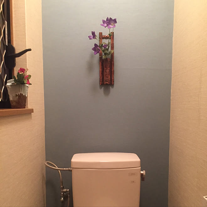 バス トイレ 昭和の家 イマジンウォールペイント ドロシー ドロシー イマジンウォールペイント などのインテリア実例 18 03 27 22 00 45 Roomclip ルームクリップ