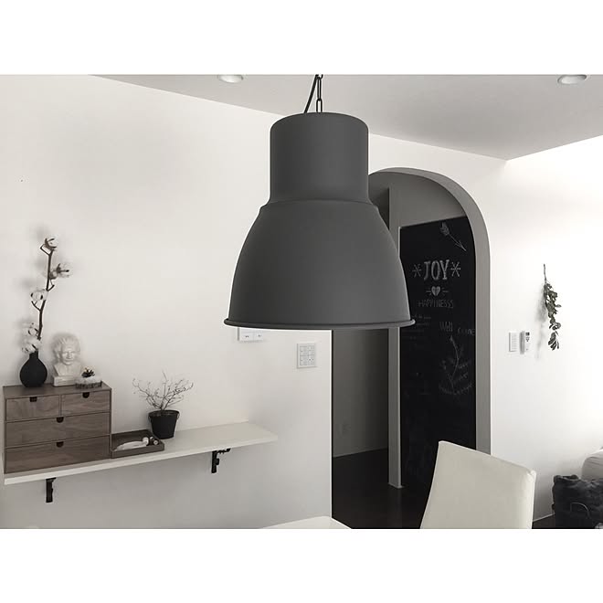 黒板/黒板塗料/IKEA/イケア/ペンダントライト...などのインテリア実例 - 2016-12-23 21:24:17
