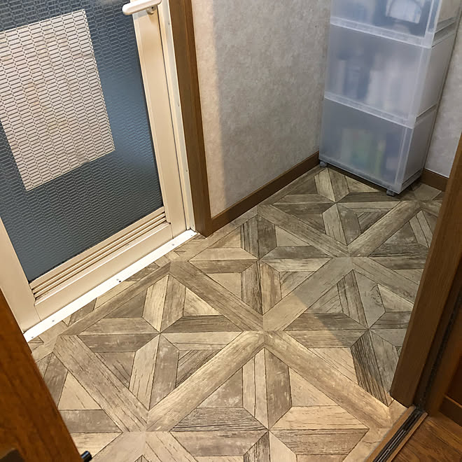 お風呂場 床 脱衣所 洗面所 フロアシート などのインテリア実例 19 07 14 17 47 Roomclip ルームクリップ