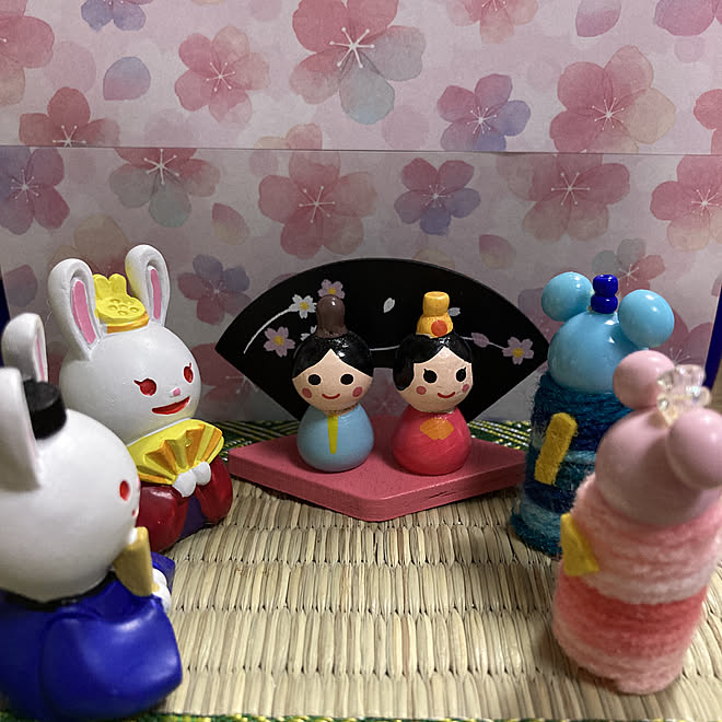 ひな祭り ハンドメイド ディズニー ミニチュア 毛糸 などのインテリア実例 22 02 12 23 45 10 Roomclip ルームクリップ